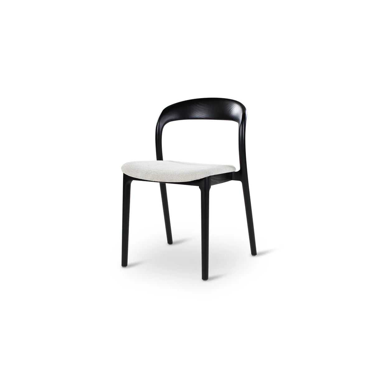 MIRANO Essstuhl in Off White/Schwarz - ZEN ZONE Furniture