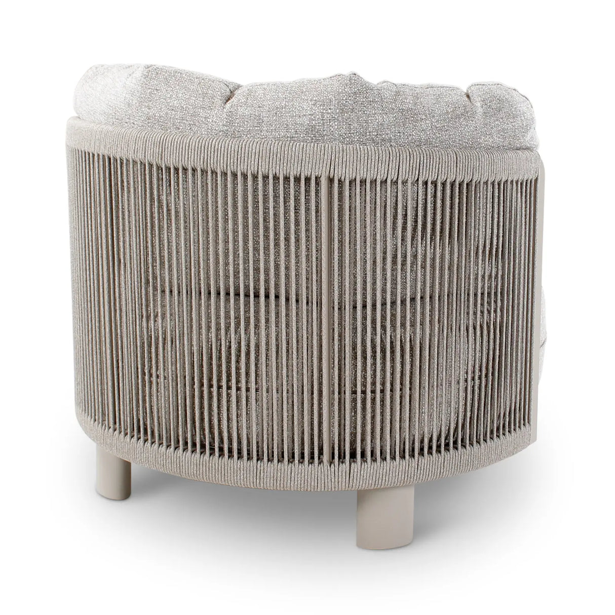 Gartensessel Nimbo aus Aluminium mit graufarbenen Kissen - ZEN ZONE Furniture