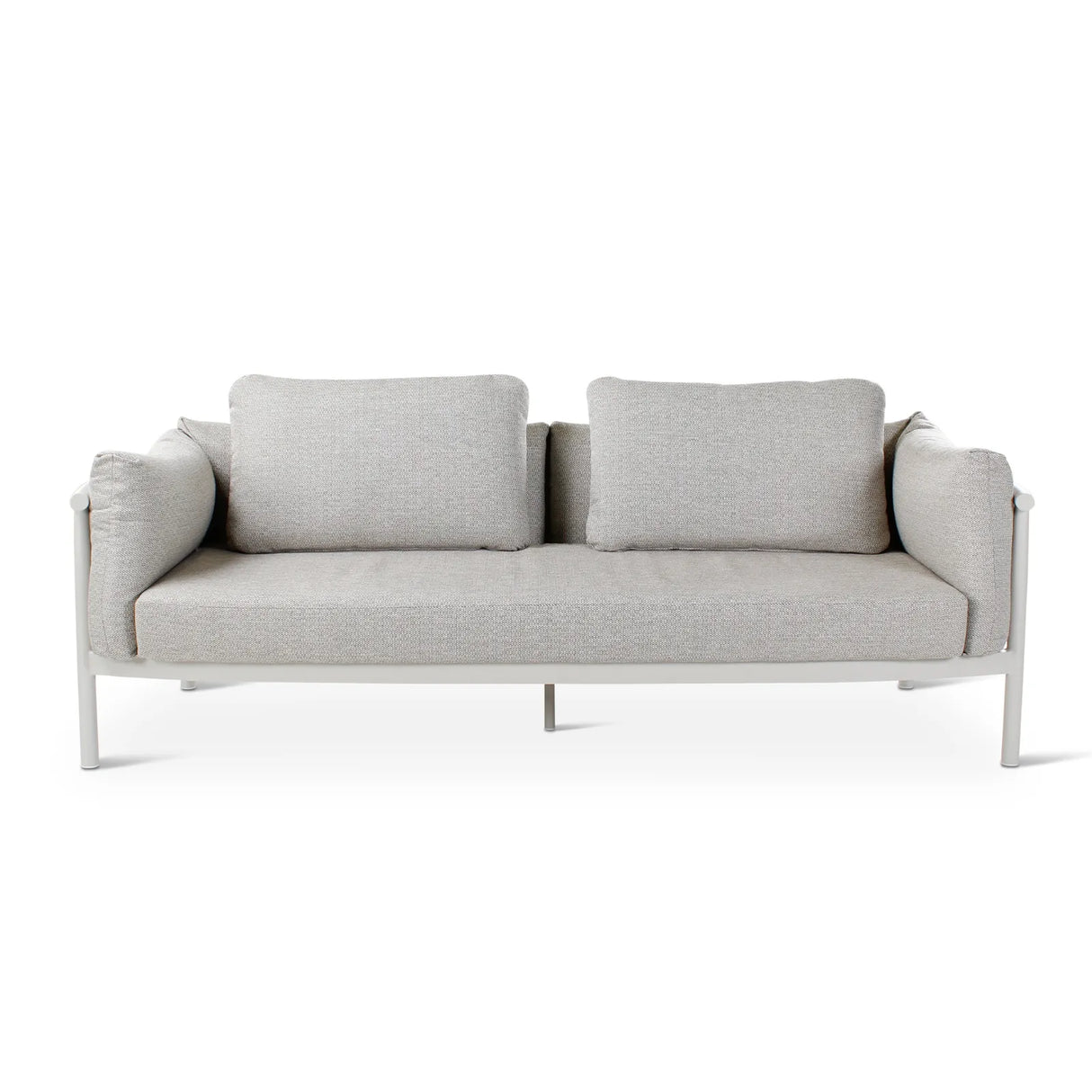 2,5-Sitzer Gartensofa Liv aus Aluminium mit dünenfarbenen Kissen, 211x86x84 cm - ZEN ZONE Furniture