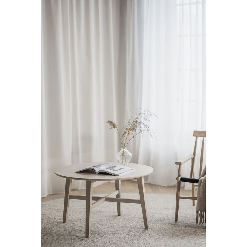 FILIPPA Couchtisch Weiß pigmentiert 90x90x52cm - ZEN ZONE