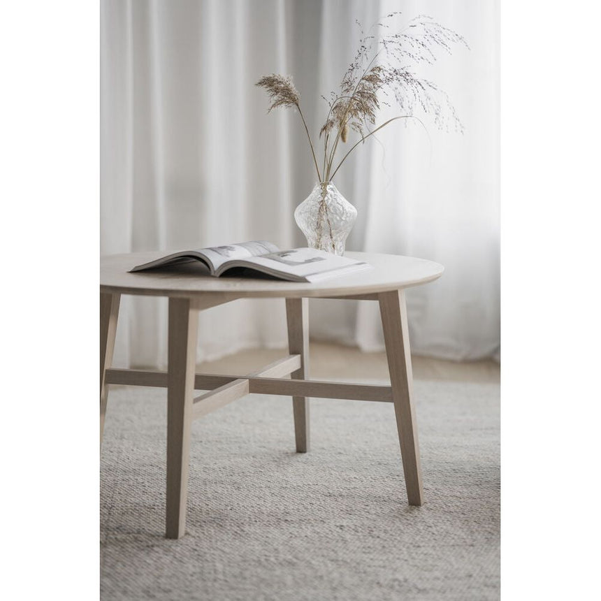 FILIPPA Couchtisch Weiß pigmentiert 90x90x52cm - ZEN ZONE