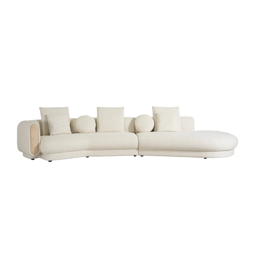 Tarida Sofa Linke Armlehne Travertin 2P - ZEN ZONE Furniture