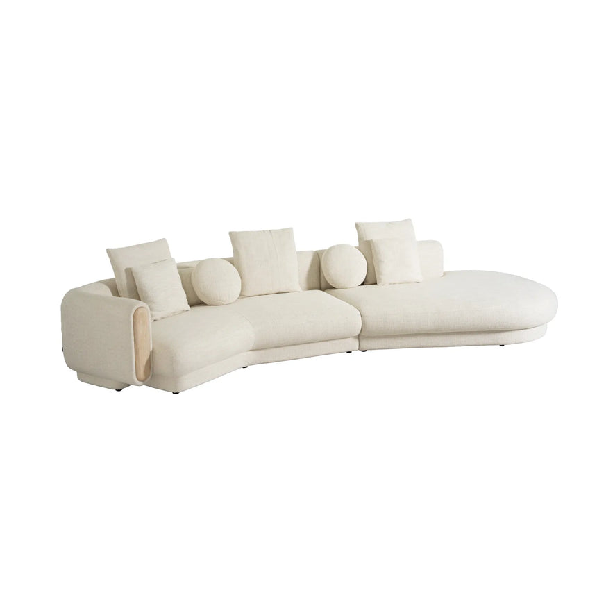 Tarida Sofa Linke Armlehne Travertin 2P - ZEN ZONE Furniture