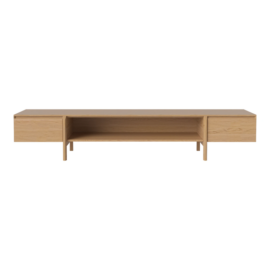 Daia Lowboard, oak, oiled, 240 cm
