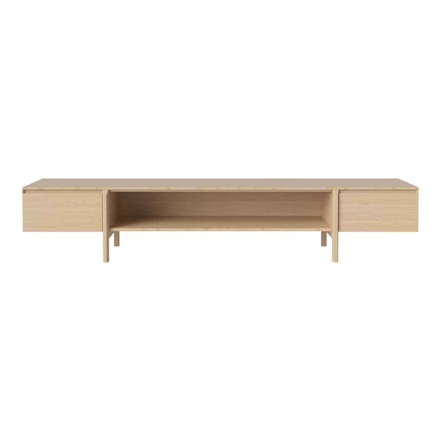 Daia Lowboard, oak, oiled, 240 cm