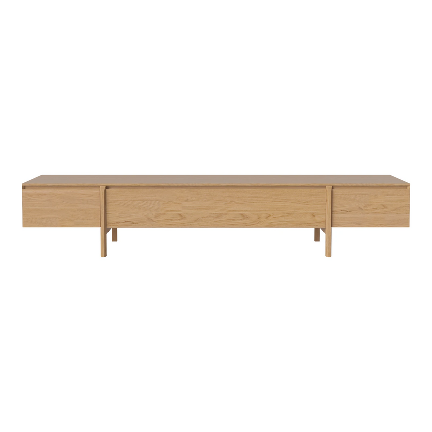 Daia Lowboard mit Schubladen, aus Eiche, geölt, 240 cm