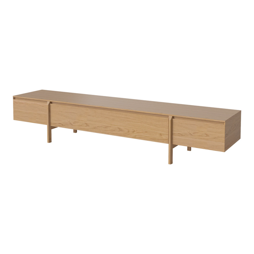 Daia Lowboard mit Schubladen, aus Eiche, geölt, 240 cm