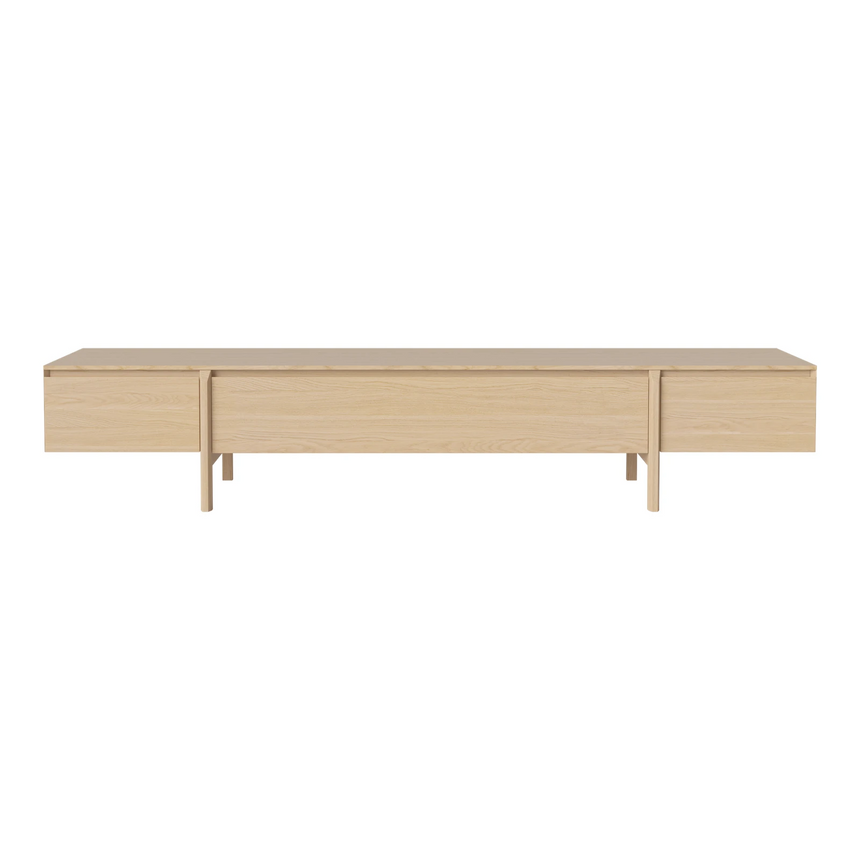 Daia Lowboard mit Schubladen, aus Eiche, geölt, 240 cm