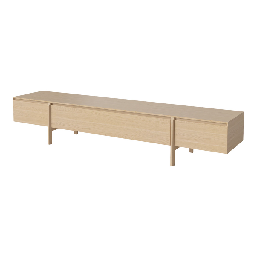 Daia Lowboard mit Schubladen, aus Eiche, geölt, 240 cm
