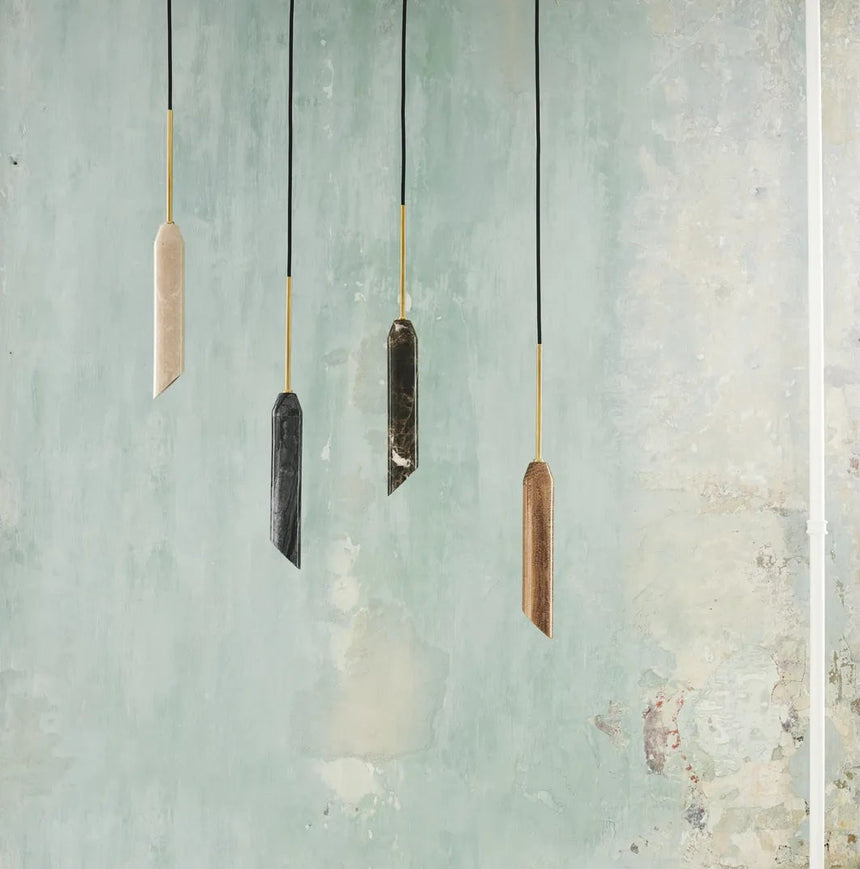 Hanging Lamp Marble Art