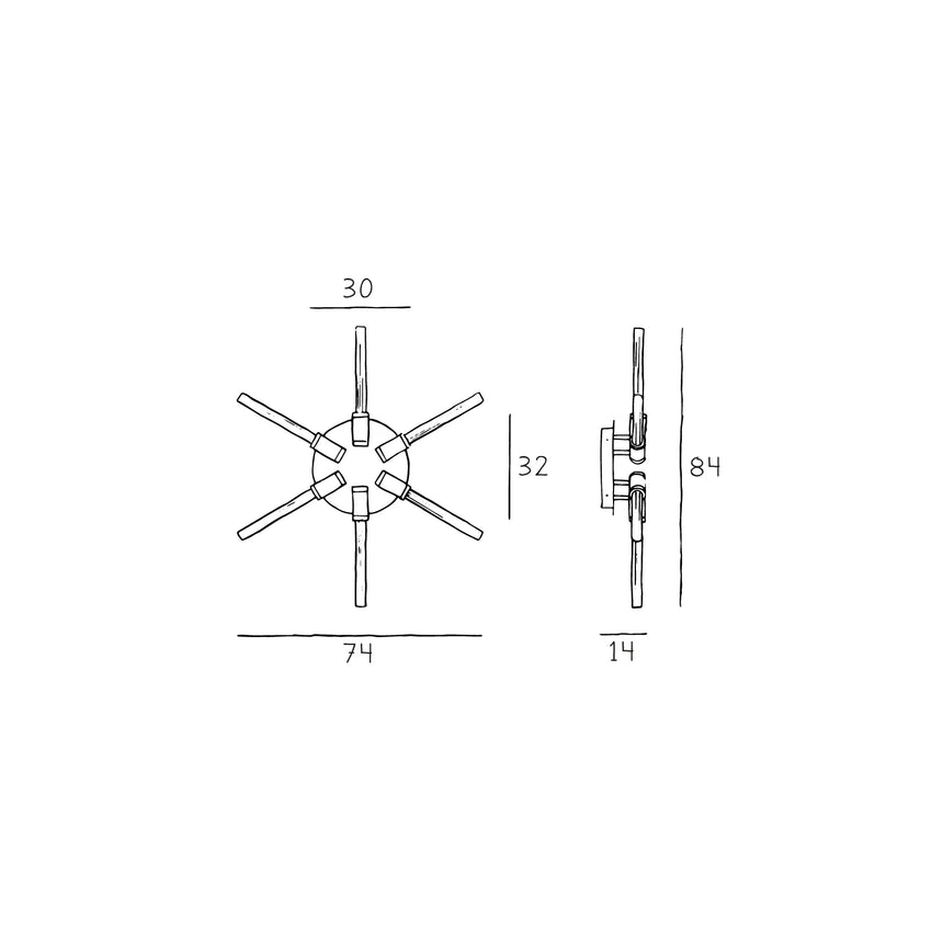 Wall Light Liberty Star