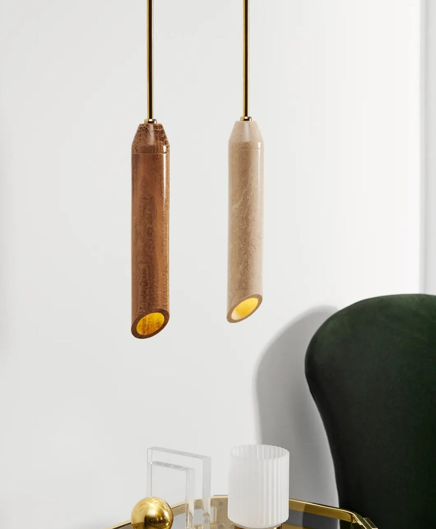 Hanging Lamp Marble Art