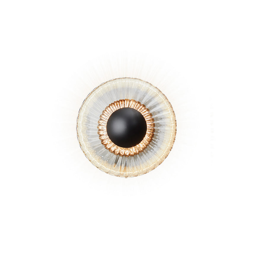Applique extérieure New Wave Optic - Dimmable - Transparent | Noir