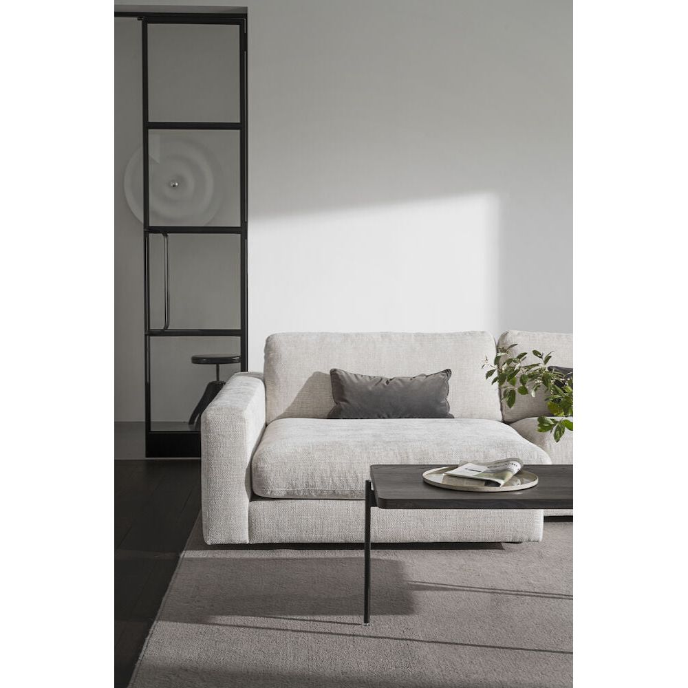 DUNCAN Modulares Sofa Chaise Longue Links Hellgrau 258x150x78cm - ZEN ZONE