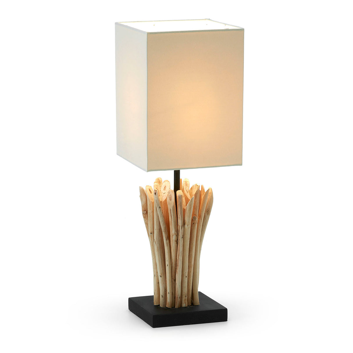 Boop Tischlampe aus massivem Rotholz und Kautschuk - ZEN ZONE Furniture