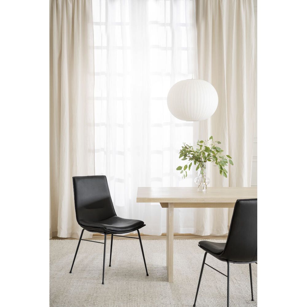 LOWELL Esszimmerstuhl Schwarz 46x62x86cm - ZEN ZONE