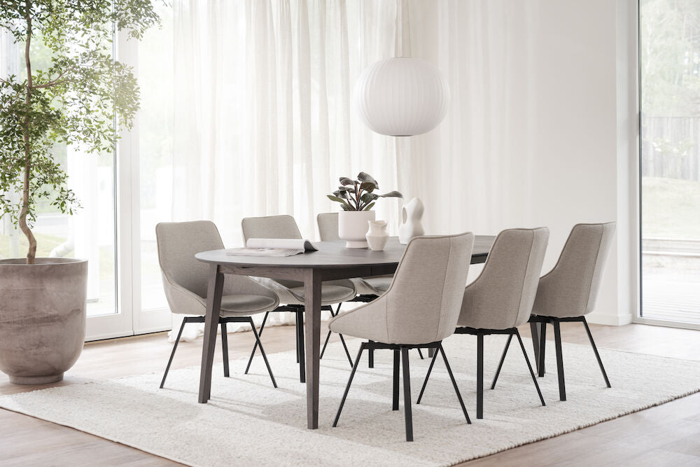 FILIPPA Esstisch Dunkelbraun 120x120x75cm - ZEN ZONE