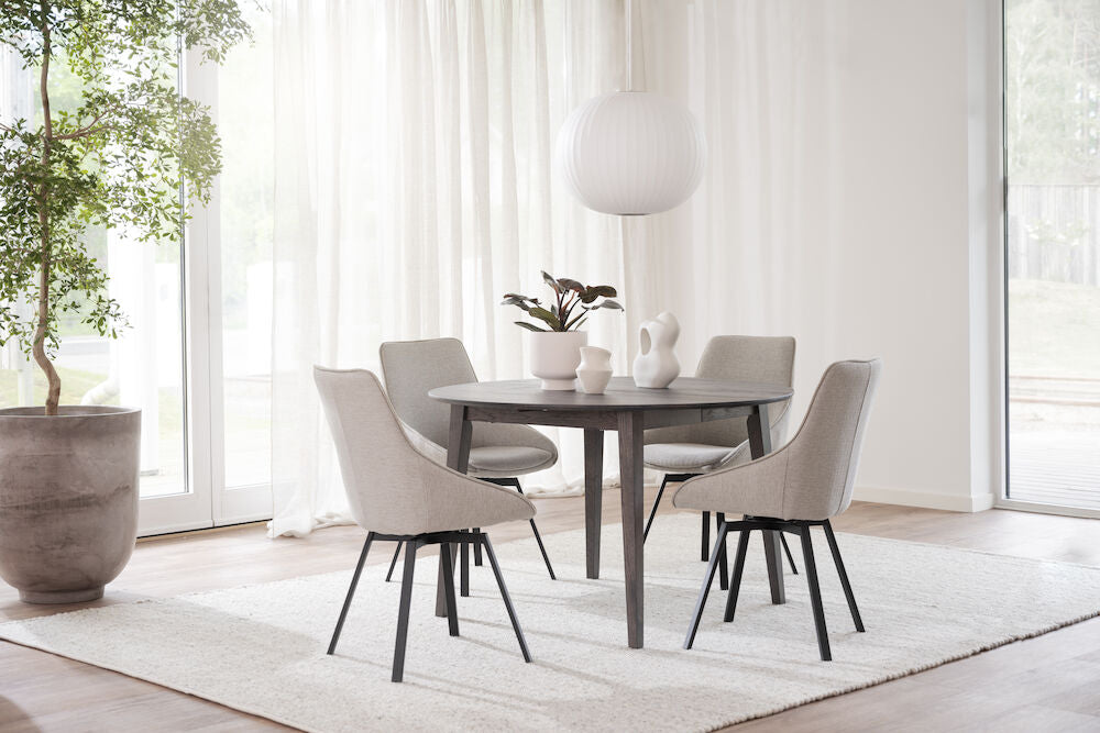 FILIPPA Esstisch Dunkelbraun 120x120x75cm - ZEN ZONE