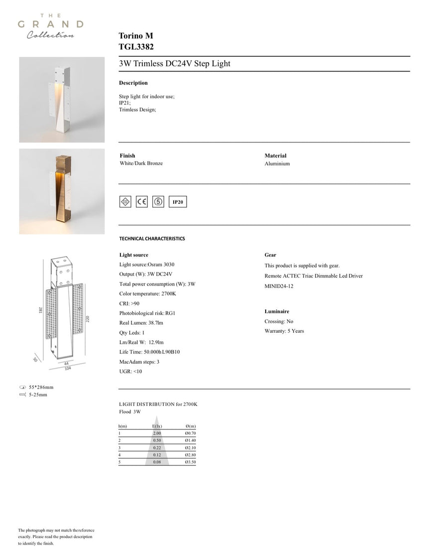 TORINO Einbauwandleuchte - ZEN ZONE Furniture