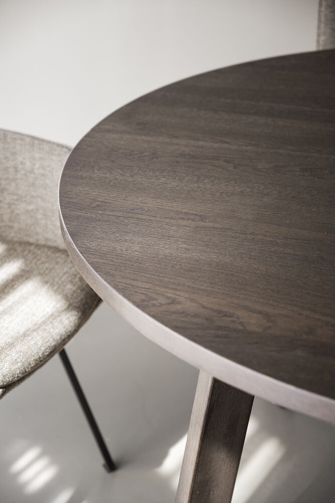 GLENSIDE Esstisch Braun 130x130x75cm - ZEN ZONE