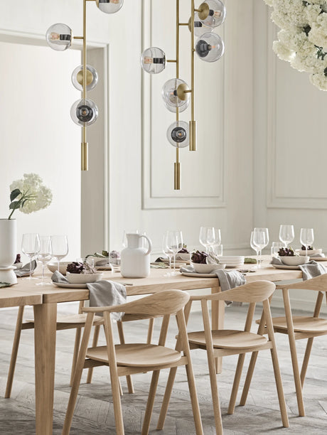 Swing Esstischstuhl aus Eiche weiß pigmentiert geölt - ZEN ZONE Furniture