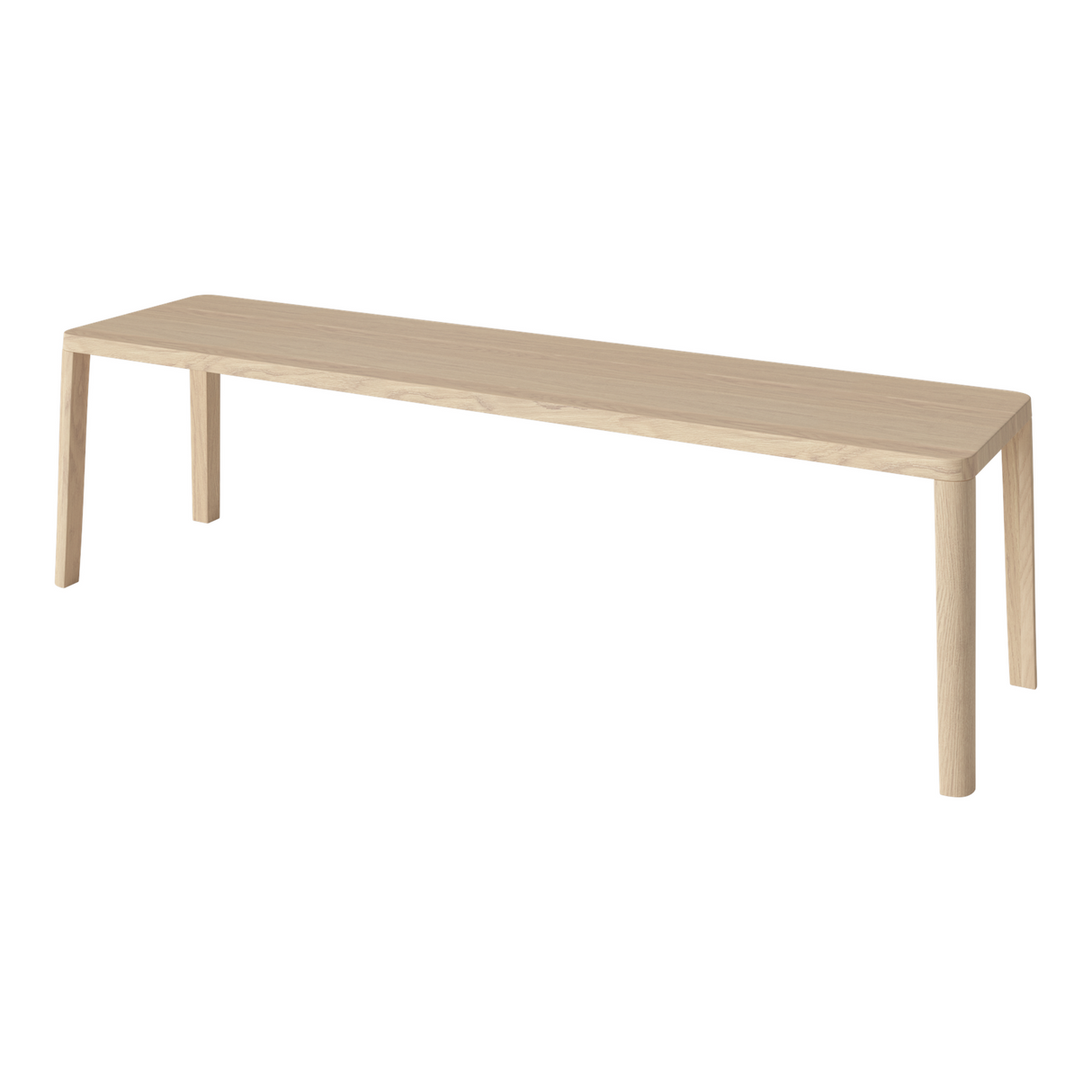Graceful Bank aus massiver Eiche 160 cm - 30 mm - ZEN ZONE Furniture