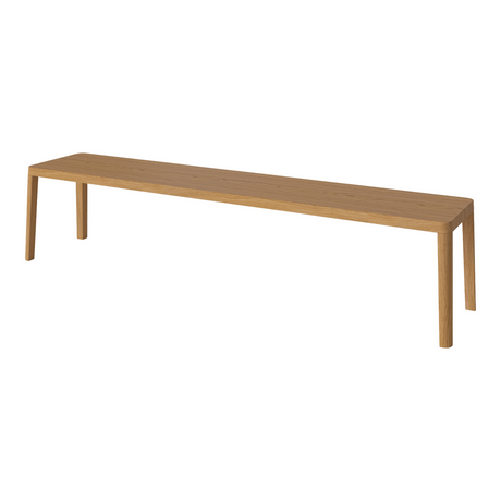 Graceful Bank aus massiver Eiche 200 cm - 40 mm - ZEN ZONE Furniture
