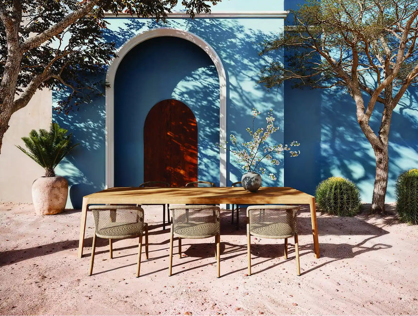 Gartentisch Positano aus Teakholz in Natur - ZEN ZONE Furniture