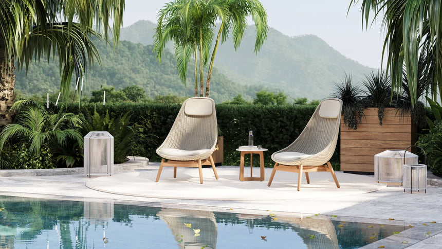 Atrani Outdoor Beistelltisch aus Teakholz 40x40 cm - ZEN ZONE Furniture