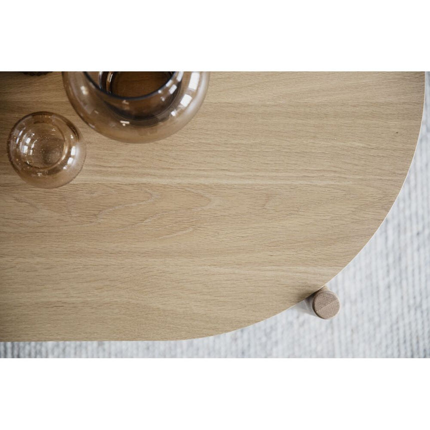 HOLTON Couchtisch Eiche 130x65x46cm - ZEN ZONE