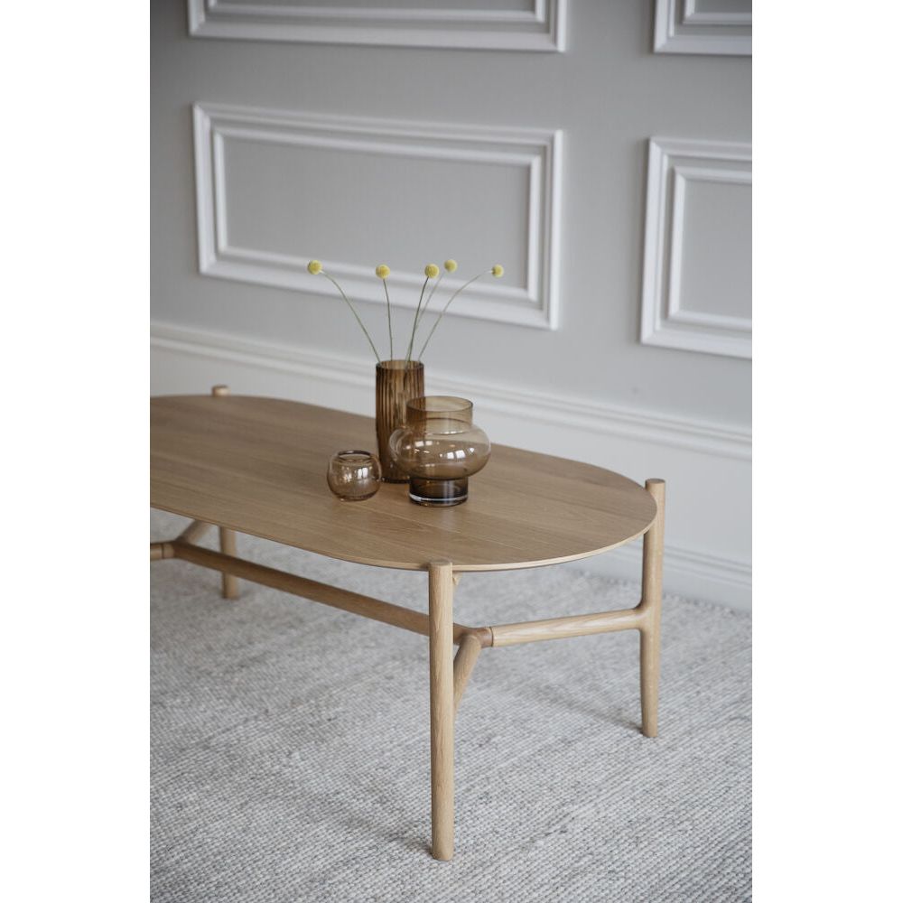 HOLTON Couchtisch Eiche 130x65x46cm - ZEN ZONE