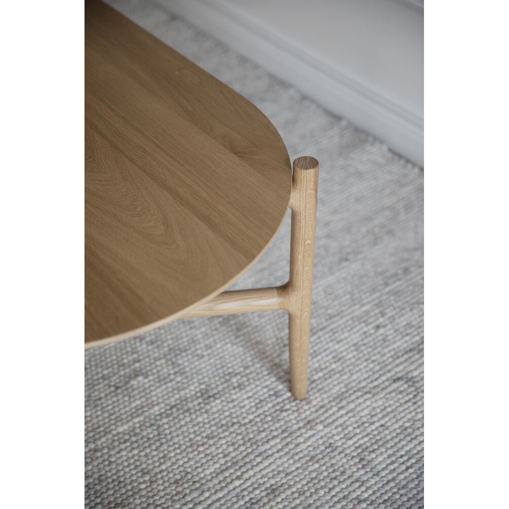 HOLTON Couchtisch Eiche 130x65x46cm - ZEN ZONE