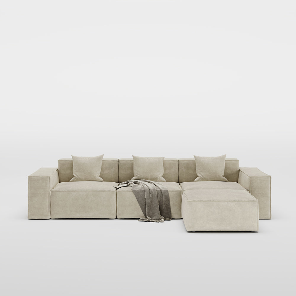Modular Sofa mit Chaiselongue 295cm - ZEN ZONE