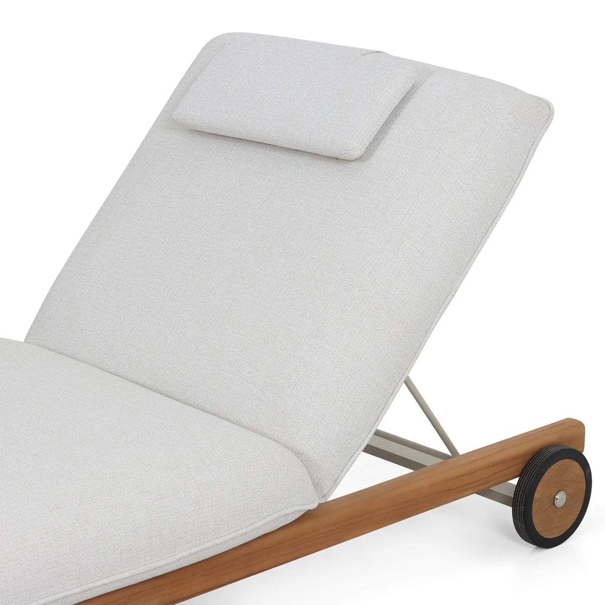 Sonnenliege Noli aus Teakholz, 208x85 cm - ZEN ZONE Furniture