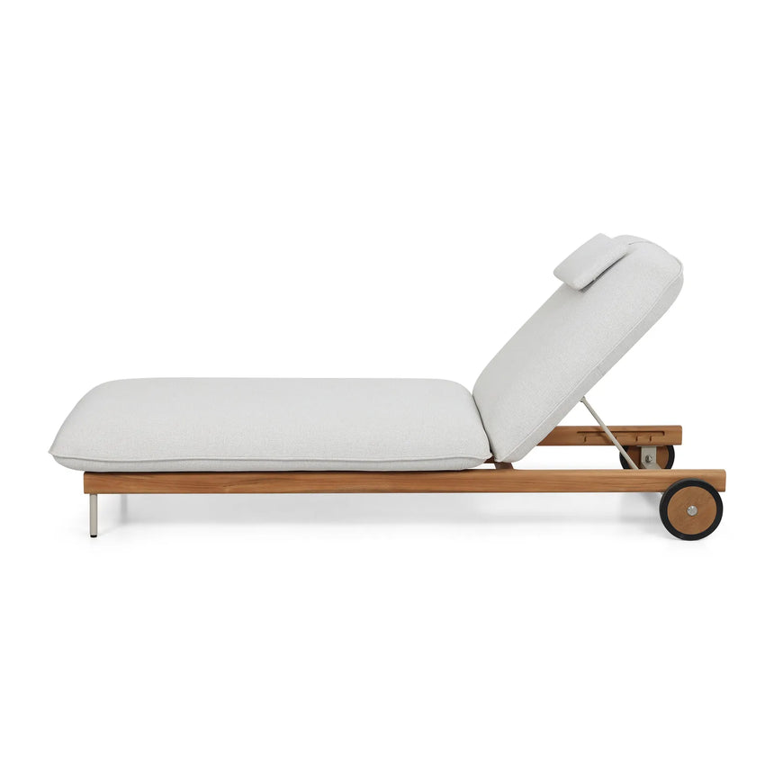Sonnenliege Noli aus Teakholz, 208x85 cm - ZEN ZONE Furniture