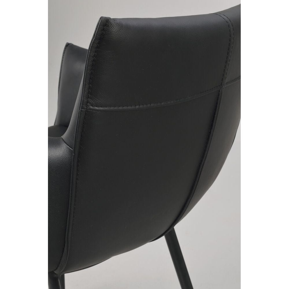 HINCKLEY Esszimmerstuhl Schwarz 58x62x84cm - ZEN ZONE