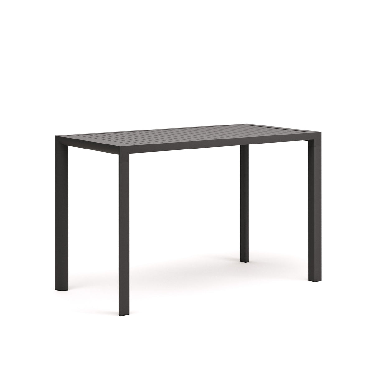 Culip Gartenstehtisch aus Aluminium mit grauem Finish 150 x 77 cm - ZEN ZONE Furniture