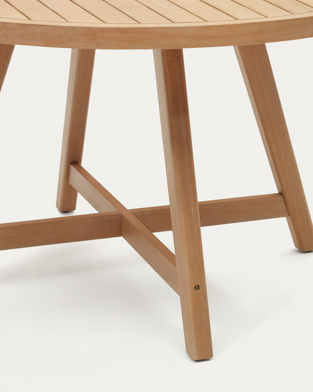 Urgell runder Tisch 100% outdoor aus massivem Eukalyptus Ø 130 cm 100% FSC - ZEN ZONE Furniture