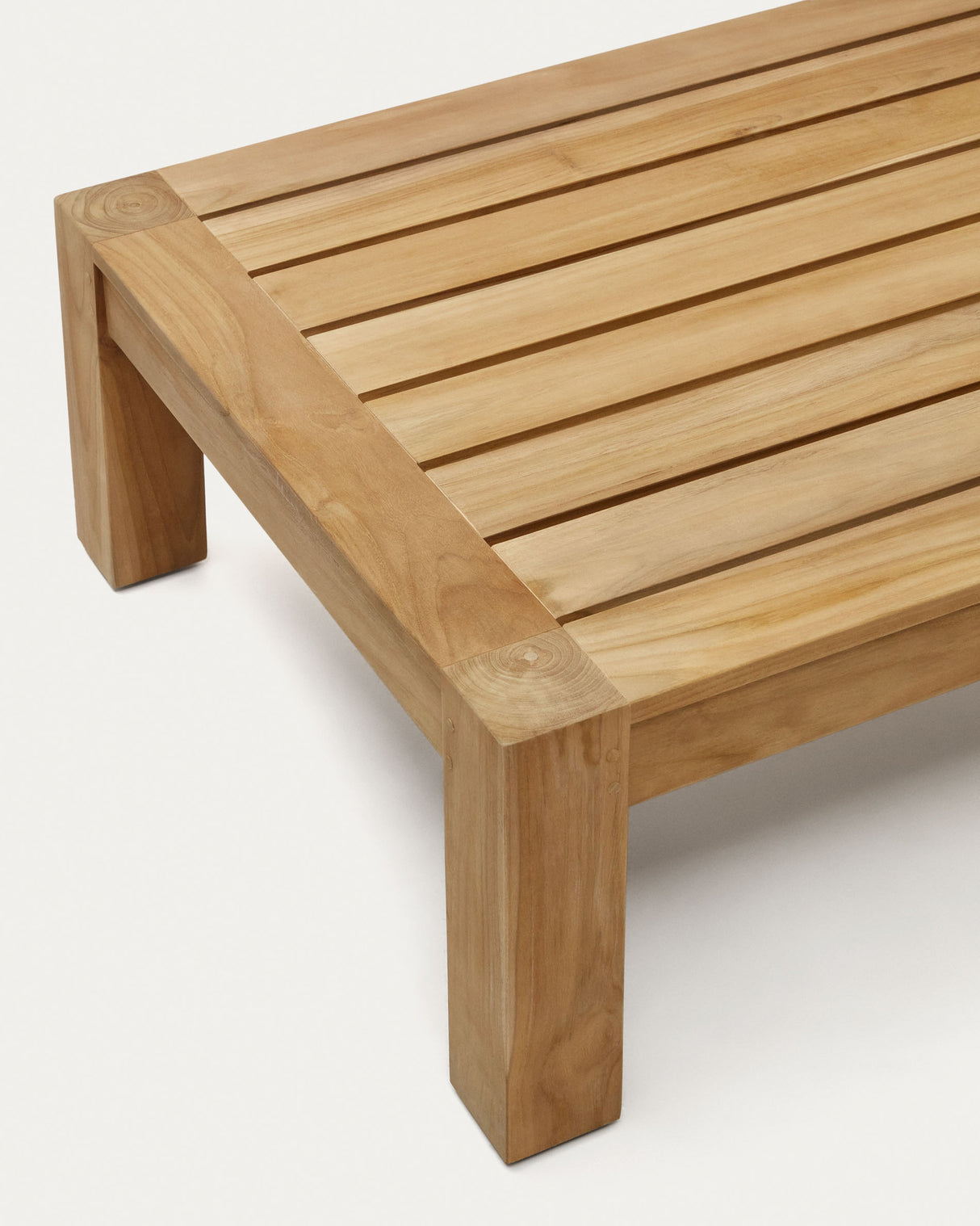 Forcanera Couchtisch aus massivem Teakholz 150 x 71 cm - ZEN ZONE Furniture