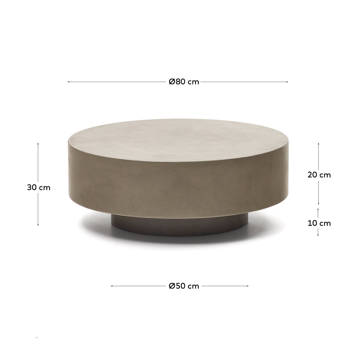 Garbet Couchtisch Ø 80 cm - ZEN ZONE Furniture