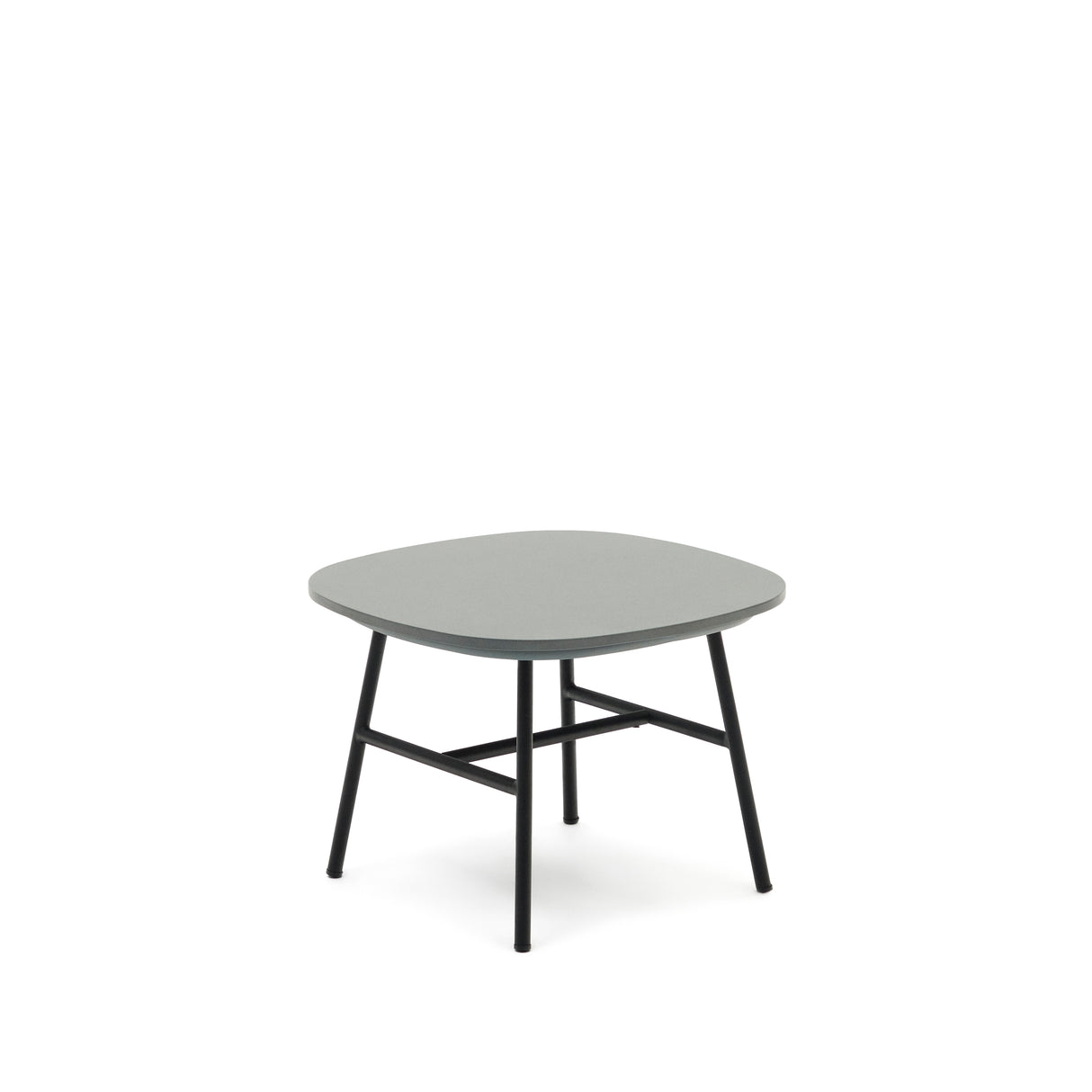 Bramant Beistelltisch aus Stahl mit schwarzem Finish 60 x 60 cm - ZEN ZONE Furniture