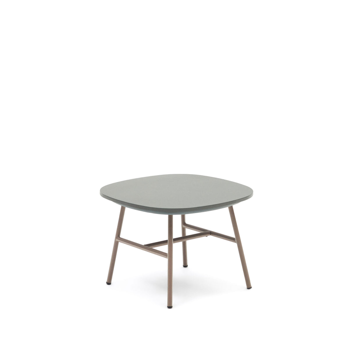 Bramant Beistelltisch aus Stahl mit Finish in Helllila 60 x 60 cm - ZEN ZONE Furniture