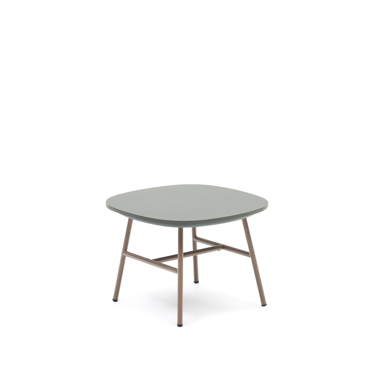Bramant Beistelltisch aus Stahl mit Finish in Helllila 60 x 60 cm - ZEN ZONE Furniture