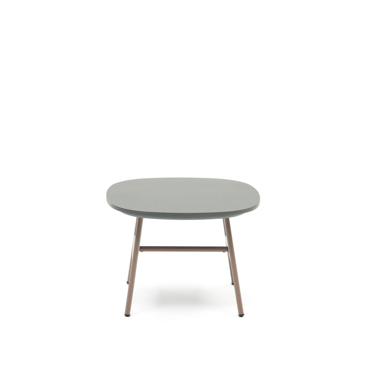 Bramant Beistelltisch aus Stahl mit Finish in Helllila 60 x 60 cm - ZEN ZONE Furniture