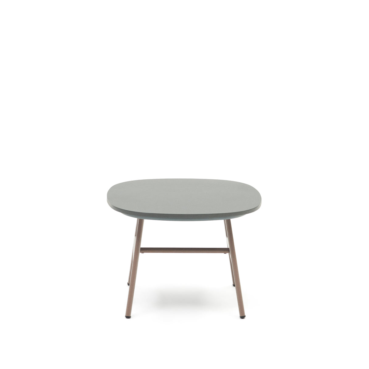 Bramant Beistelltisch aus Stahl mit Finish in Helllila 60 x 60 cm - ZEN ZONE Furniture