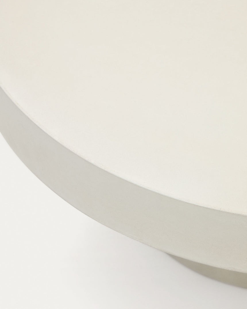Aiguablava Couchtisch Weiß Ø 90 cm - ZEN ZONE Furniture