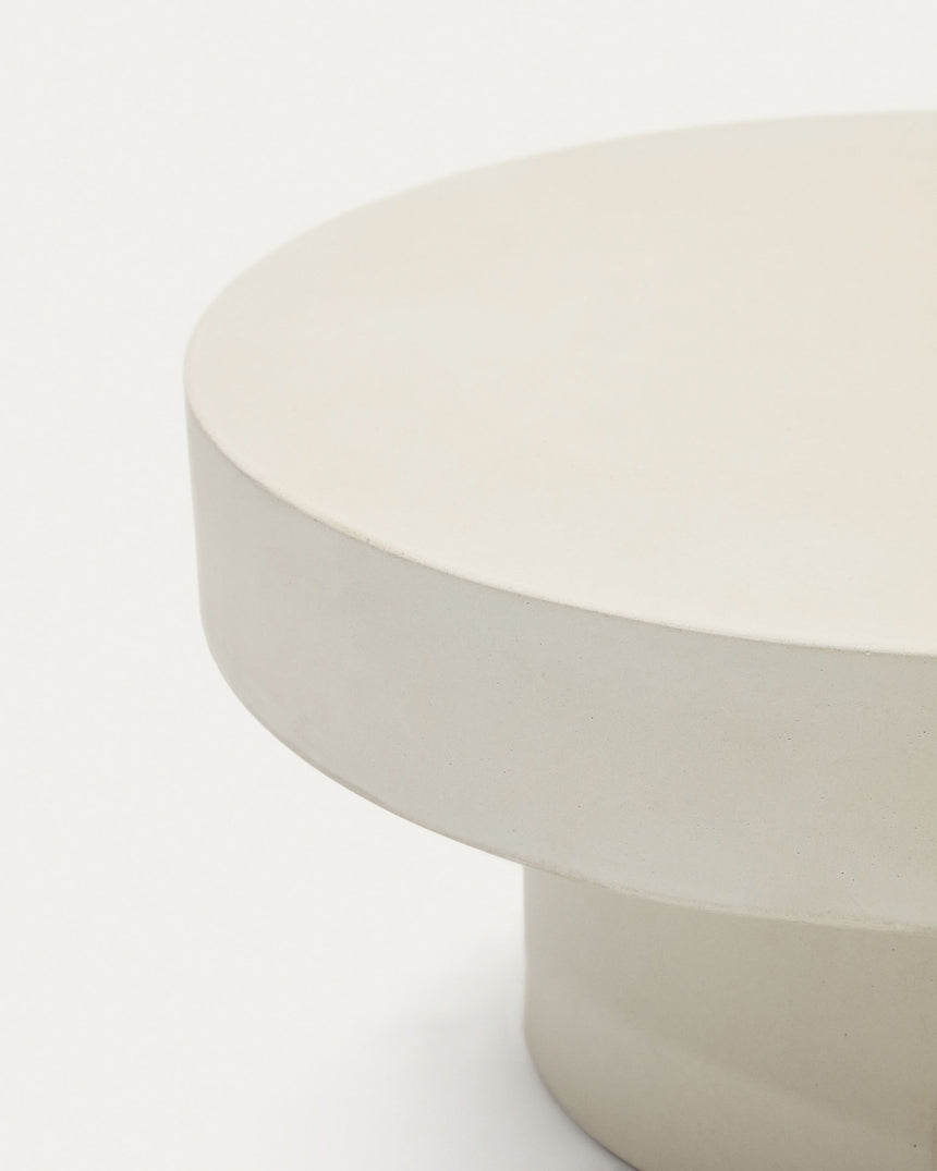 Aiguablava Couchtisch Weiß Ø 66 cm - ZEN ZONE Furniture