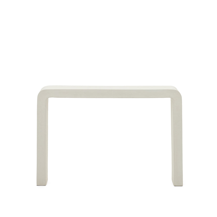 Aiguablava Konsole aus Zement in Weiß 120 x 80 cm - ZEN ZONE Furniture