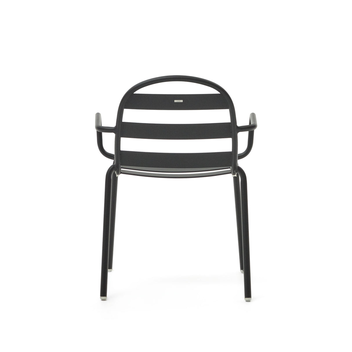 Joncols stapelbarer Gartenstuhl aus Aluminium mit Finish in Grau - ZEN ZONE Furniture