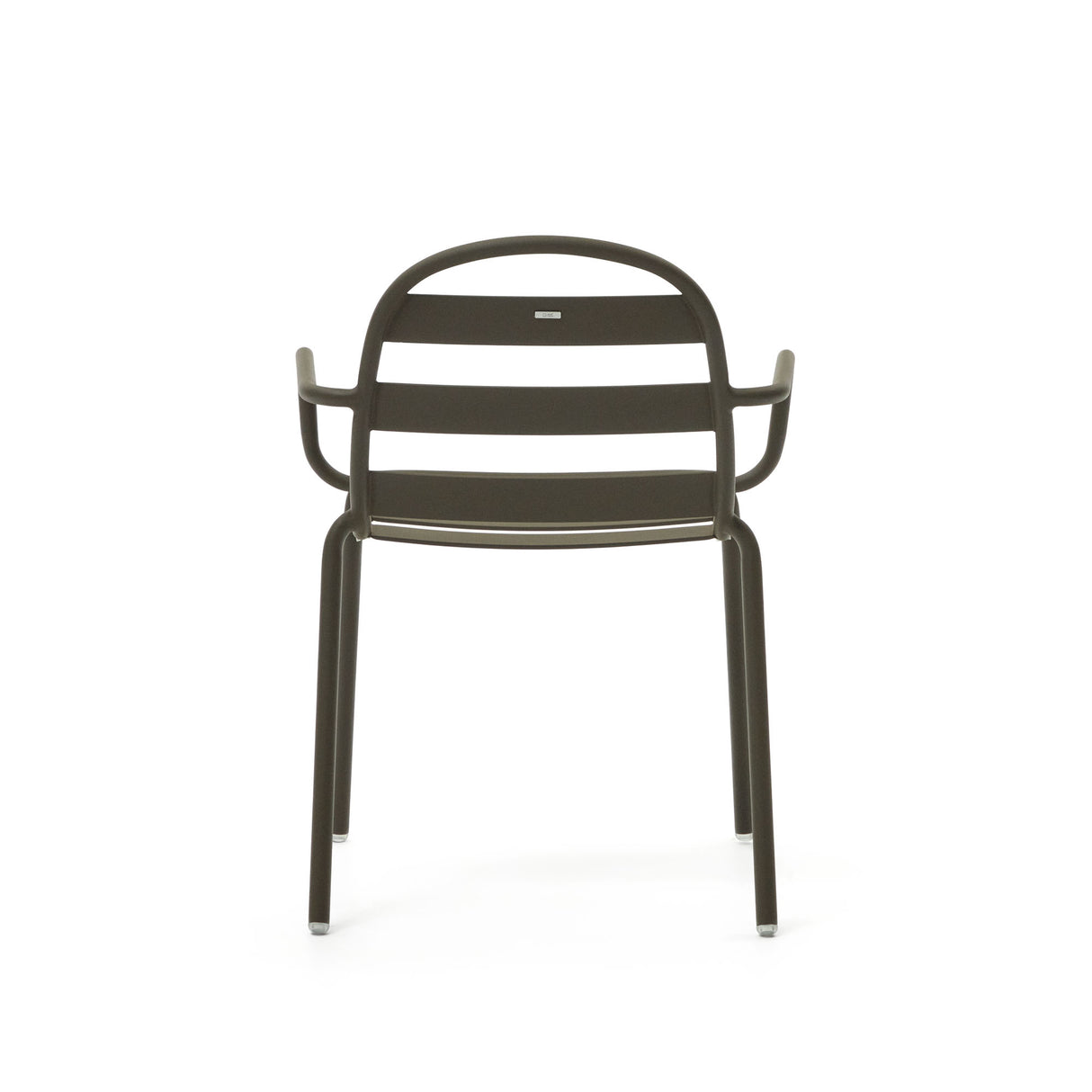 Joncols stapelbarer Gartenstuhl aus Aluminium mit Finish in Grün - ZEN ZONE Furniture